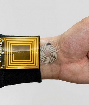 Second skin. In the United States have developed a sticker to measure the pulse of a person Second skin. In the United States have developed a sticker to measure the pulse of a person